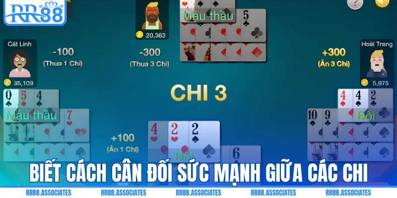 Biết cách cân đối sức mạnh giữa các chi