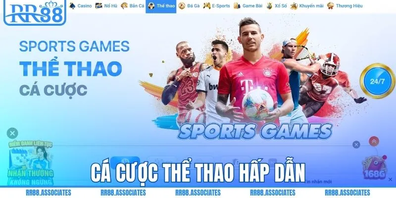 Cá cược thể thao hấp dẫn