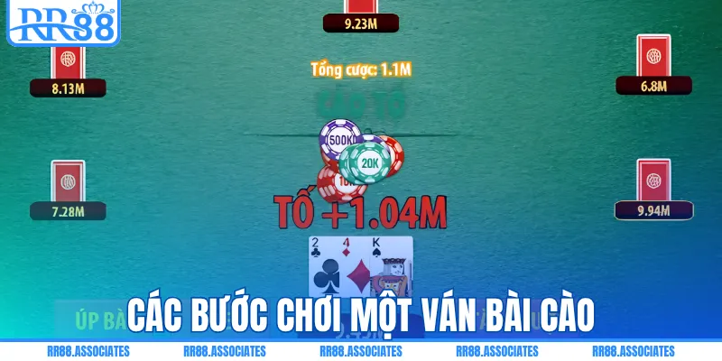 Các bước chơi một ván bài cào