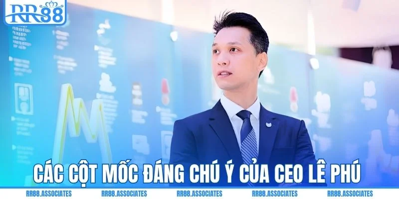 Các cột mốc đáng chú ý của CEO Lê Phú