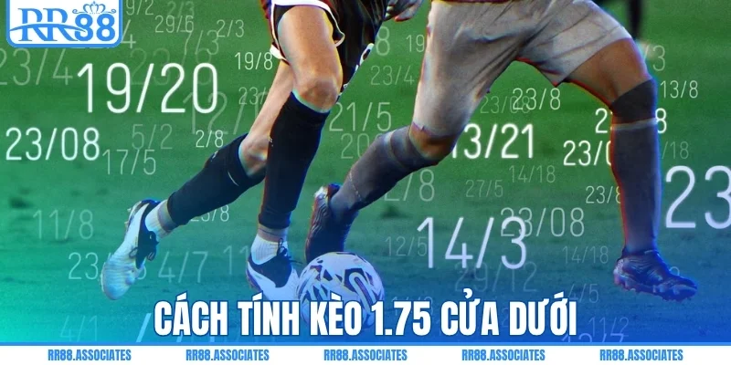 Cách tính kèo 1.75 khi chọn cửa dưới