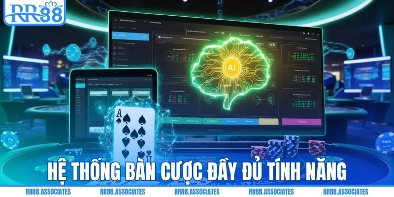 Chi tiết bàn cược game bài đầy đủ tính năng