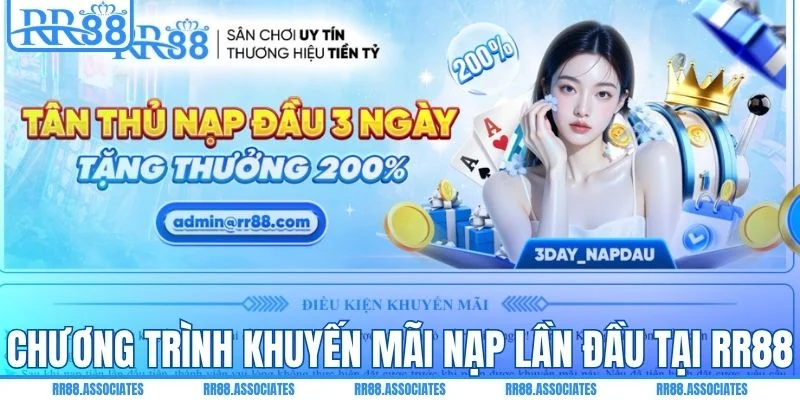 Chương trình khuyến mãi nạp lần đầu tại RR88