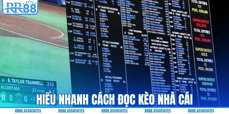Hiểu nhanh cách đọc kèo nhà cái