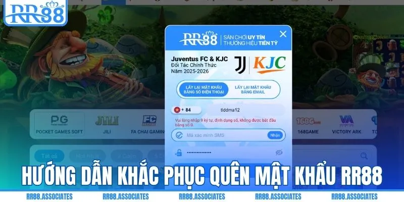 Hướng dẫn khắc phục quên mật khẩu RR88