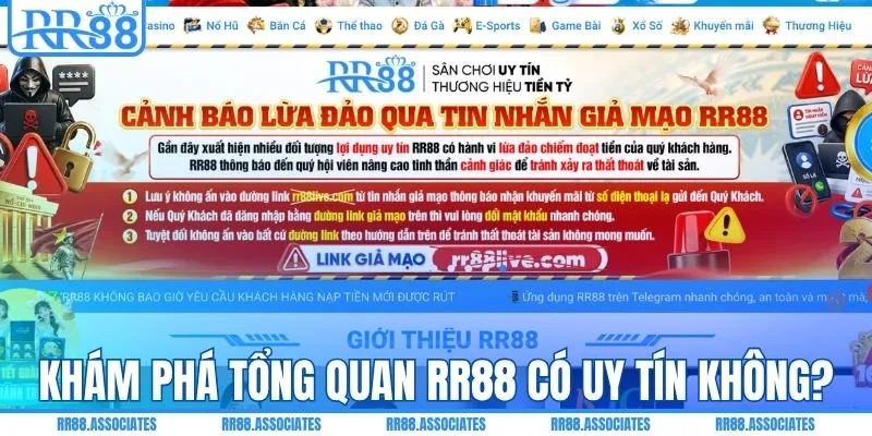 Khám phá tổng quan RR88 có uy tín không?