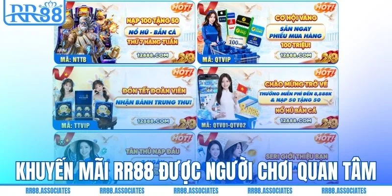 Khuyến mãi RR88 được nhiều người chơi quan tâm