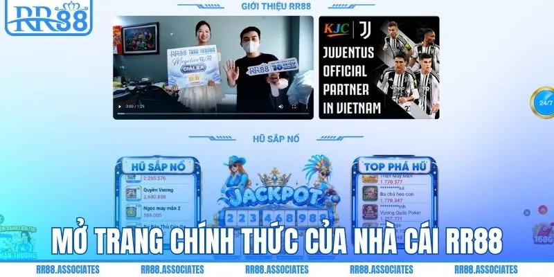 Mở trang chính thức của nhà cái RR88