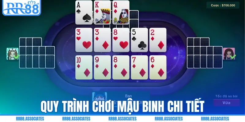 Quy trình chơi mậu binh chi tiết