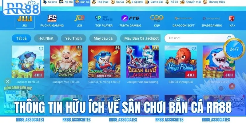 Thông tin hữu ích về sân chơi bắn cá RR88